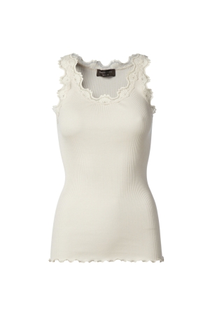 Rosemunde Iconic silk top 050 Soft powder