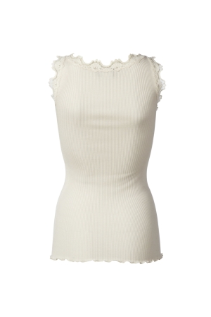 Rosemunde Iconic silk top 050 Soft powder
