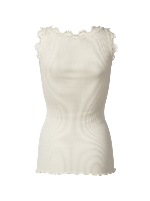 Rosemunde Iconic silk top 050 Soft powder