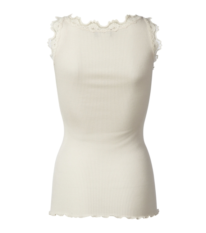 Rosemunde Iconic silk top 050 Soft powder
