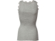 Rosemunde Iconic silk top 008 light grey melange