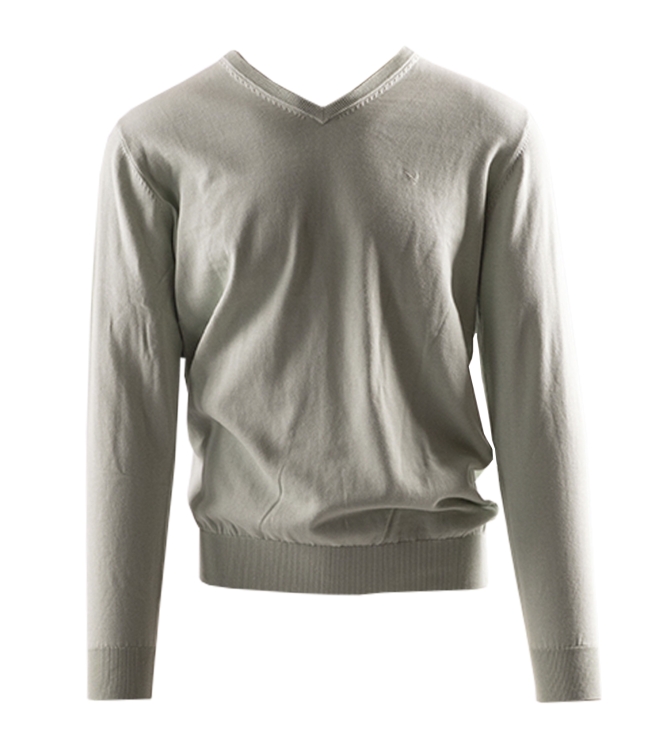 Scotland Blue Vince V-neck Pullover Flatknit