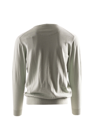 Scotland Blue Vince V-neck Pullover Flatknit