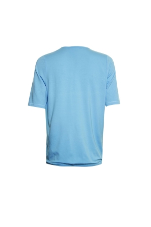 Sarto Fashion Blouson t-shirt with o-neck d734 blue