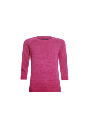 Sarto Fashion Pullover o-neck 3/4 sleeves d938 pink