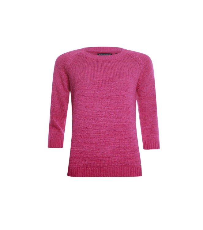 Sarto Fashion Pullover o-neck 3/4 sleeves d938 pink