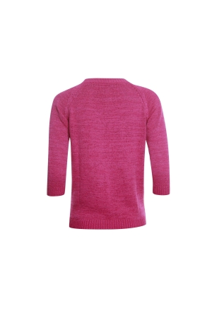 Sarto Fashion Pullover o-neck 3/4 sleeves d938 pink