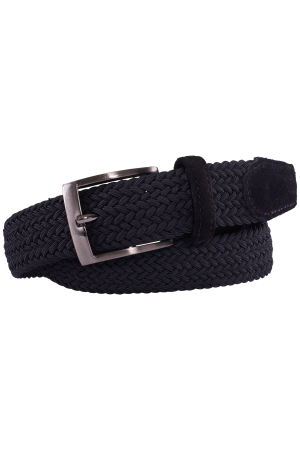 Schuchard and Friese ceintuur vlecht stretch suede 47 marine