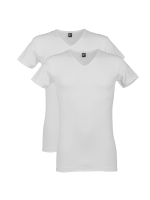 Alan Red t-shirt+stretch Wit