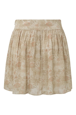 Yaya Printed mini skirt with fancy