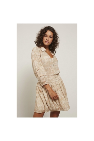 Yaya Printed mini skirt with fancy