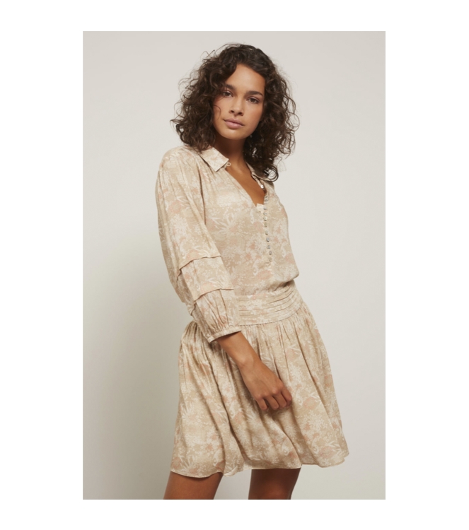 Yaya Printed mini skirt with fancy