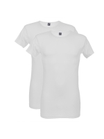 Alan Red t-shirt+stretch Wit