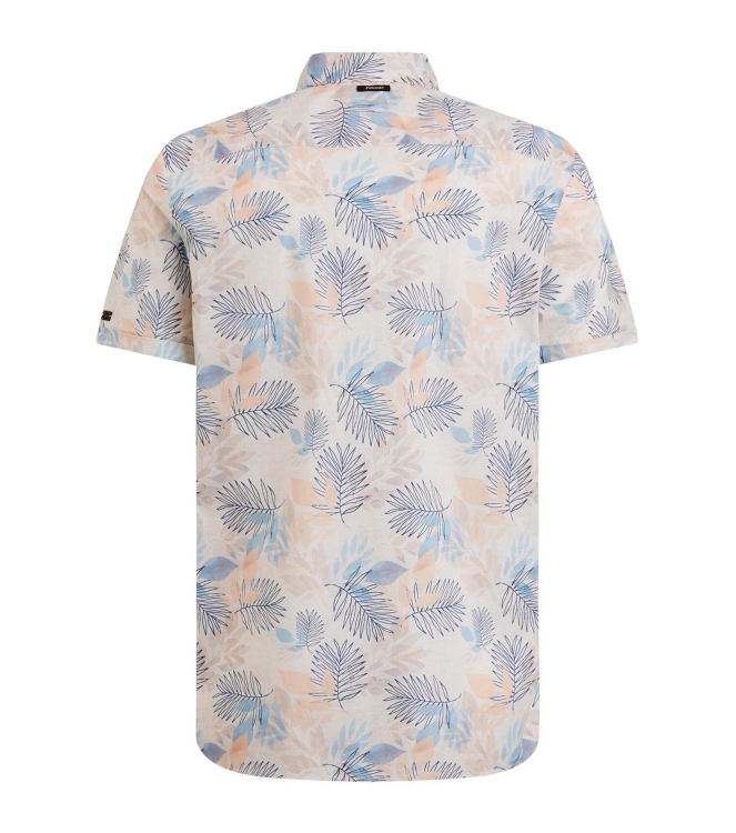 Vanguard Short Sleeve Shirt Print on fine p 7157 Coconut Milk