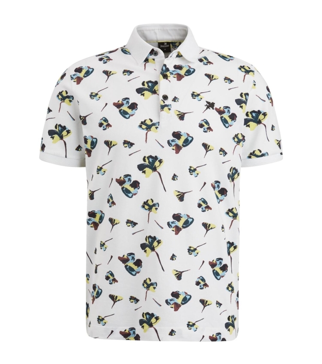 Vanguard Short sleeve polo pique stretch ao Bright White