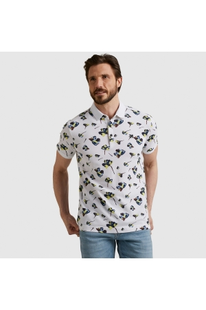 Vanguard Short sleeve polo pique stretch ao Bright White