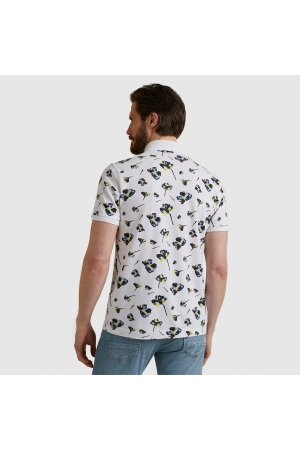 Vanguard Short sleeve polo pique stretch ao Bright White