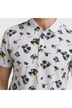 Vanguard Short sleeve polo pique stretch ao Bright White