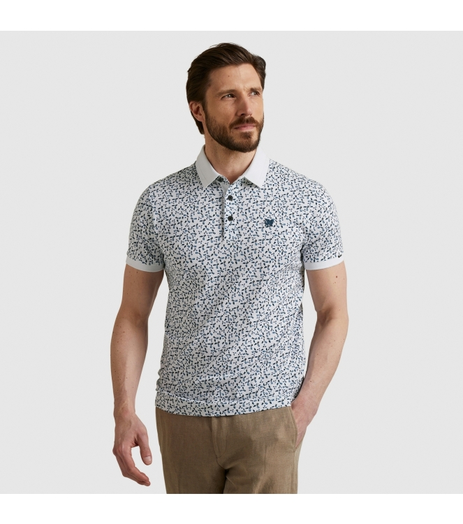 Vanguard Short sleeve polo mercerized jerse Bright White