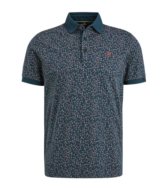 Vanguard Short sleeve polo mercerized jerse Blue Wing Teal