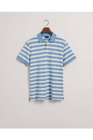Gant MULTI STRIPE SS PIQUE 414 GENTLE BLUE