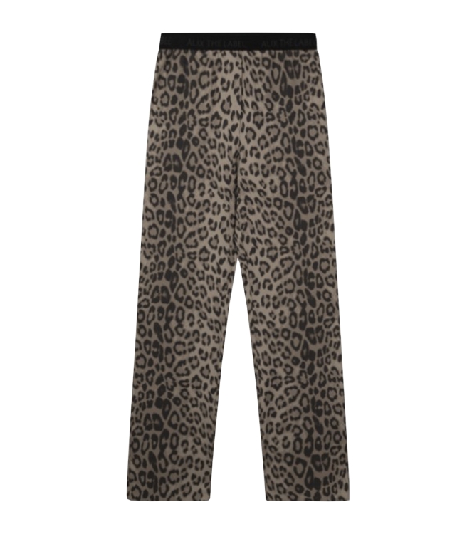 Alix the Label ladies woven animal suit pants 601 animal