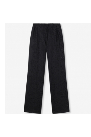 Alix the Label ladies knitted heavy lace pants 999 black