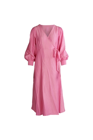 Co Couture Ronda wrap dress 330 pink