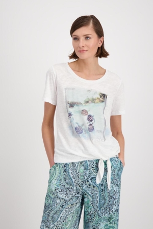 Monari T-Shirt weiss