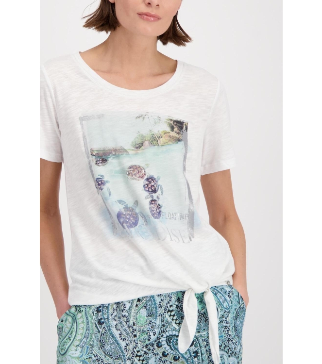 Monari T-Shirt weiss