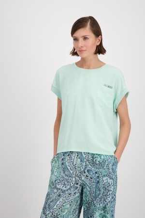 Monari Bluse 612 Fresh Mint