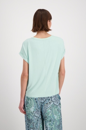 Monari Bluse 612 Fresh Mint
