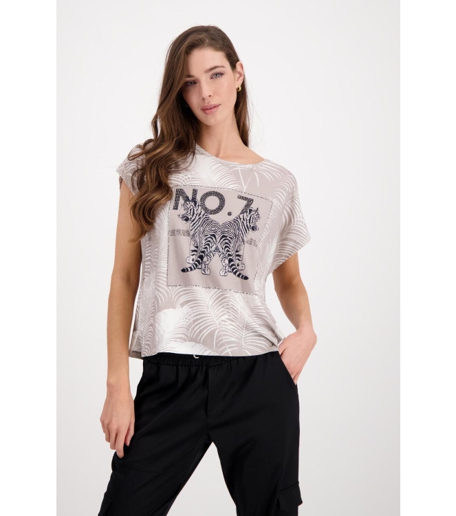 Monari T-Shirt 768 Bambus pattern