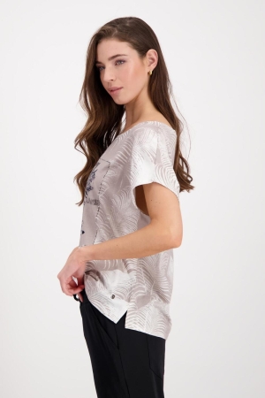 Monari T-Shirt 768 Bambus pattern