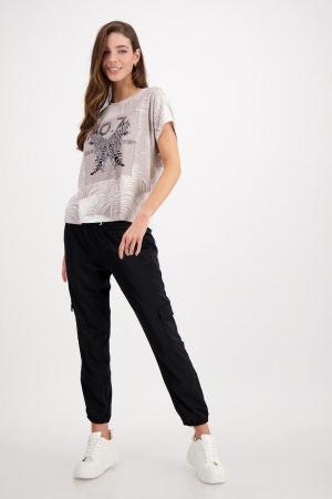 Monari T-Shirt 768 Bambus pattern