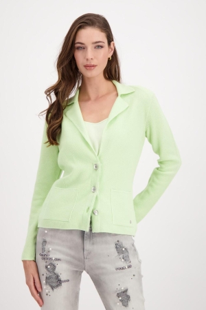 Monari Strickjacke 625 Pastel Green