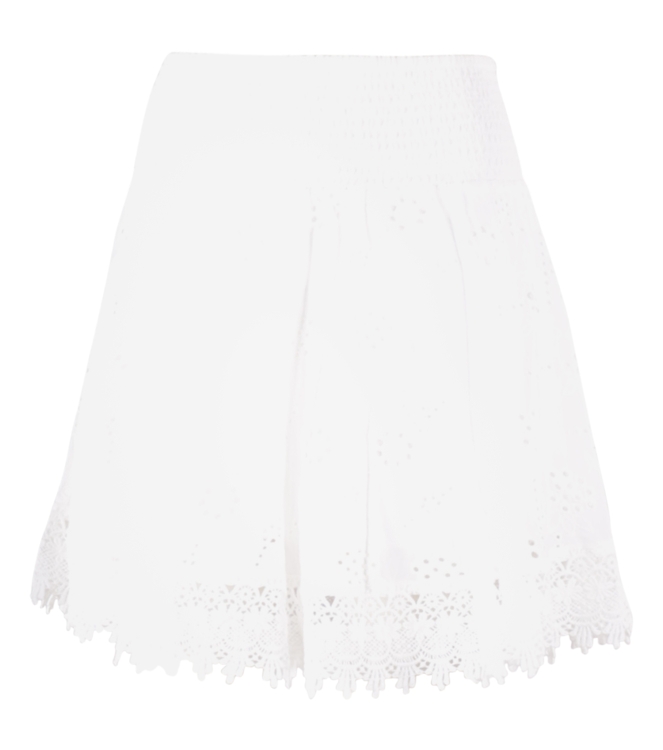 Guess Peggy mini skirt pure white