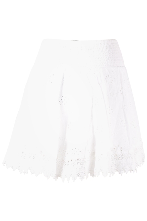 Guess Peggy mini skirt pure white