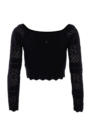 Guess Ls pointelle deeta swtr Jet black A996