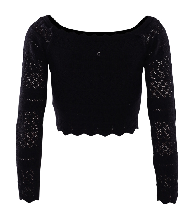 Guess Ls pointelle deeta swtr Jet black A996