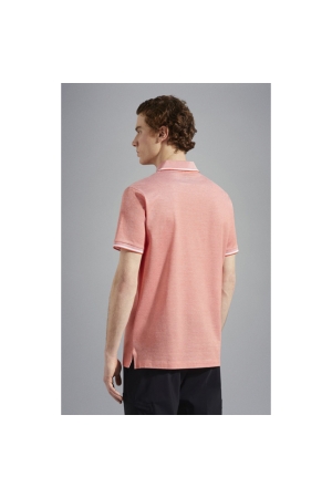 Paul and Shark Organic cotton pique polo with shark e 145