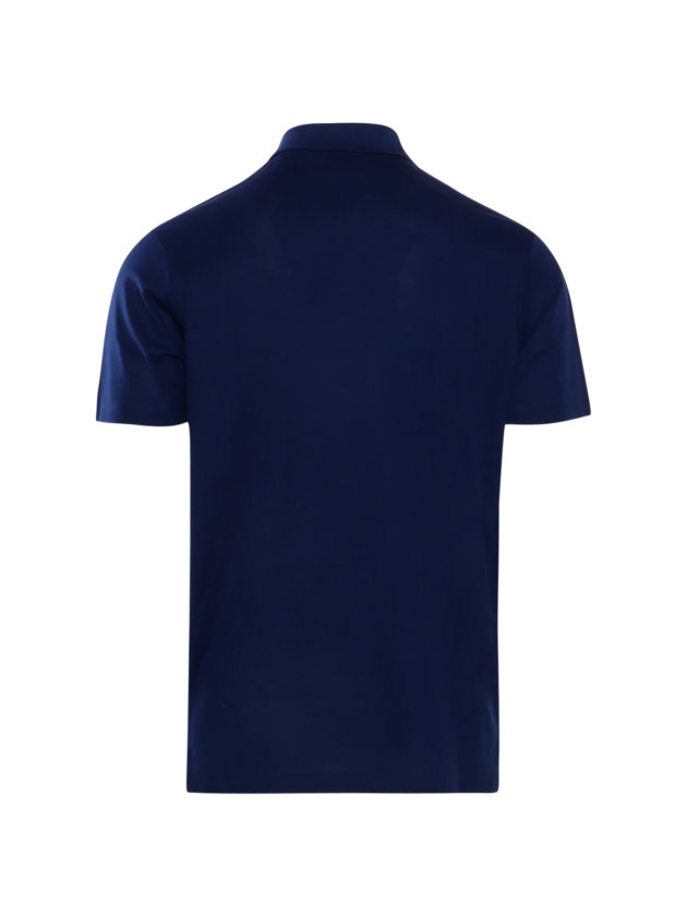 Paul and Shark Knitted poloshirt 342 Blauw