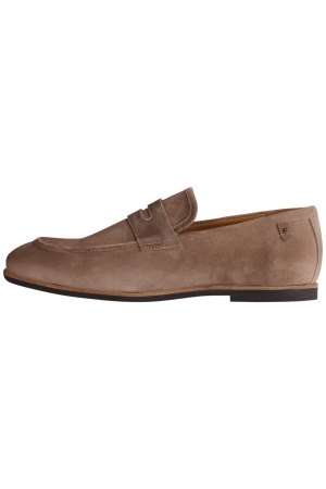 Floris van Bommel Floris Casual LightBrown Suede Lightbrown