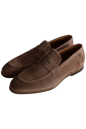Floris van Bommel Floris Casual LightBrown Suede Lightbrown