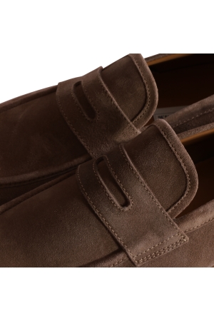 Floris van Bommel Floris Casual LightBrown Suede Lightbrown