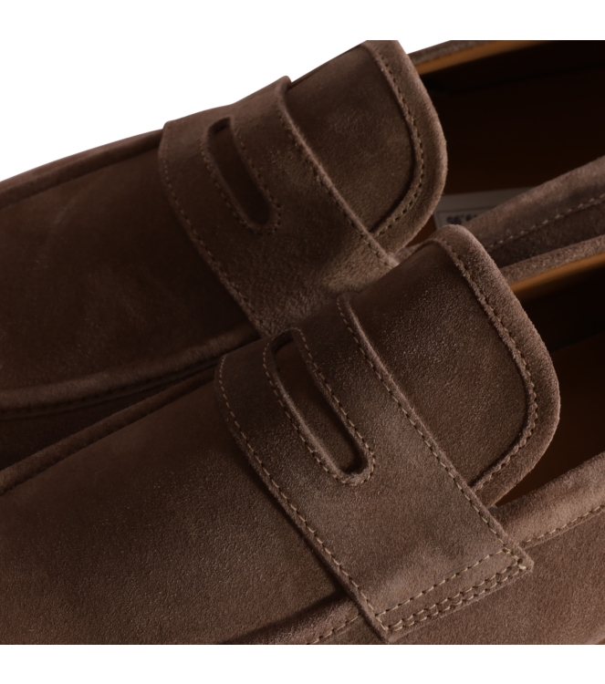 Floris van Bommel Floris Casual LightBrown Suede Lightbrown