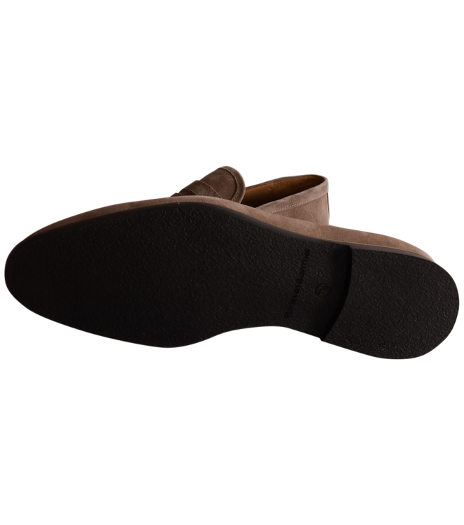 Floris van Bommel Floris Casual LightBrown Suede Lightbrown