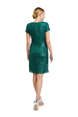 Vera Mont Kleid Kurz 1/2 Arm 5850 Green/Green