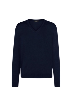 Maerz Pullover V-Ausschnitt 1/1 Arm 399 Navy