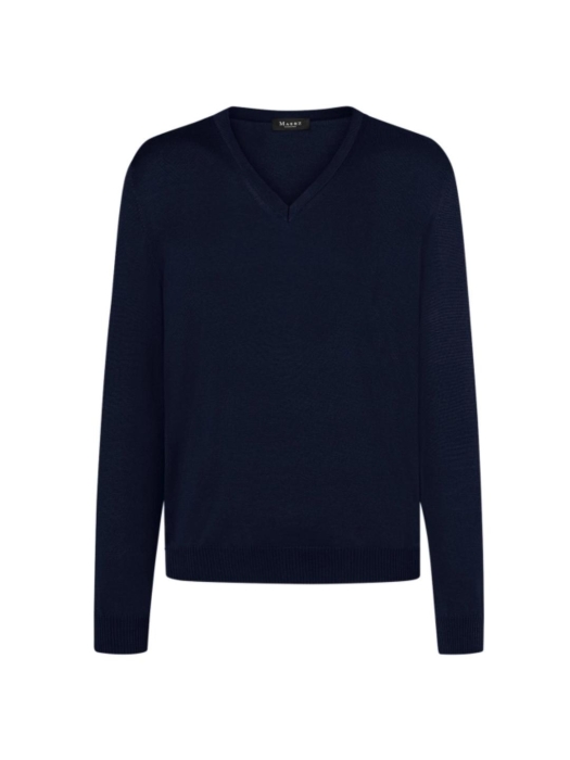Maerz Pullover V-Ausschnitt 1/1 Arm 399 Navy